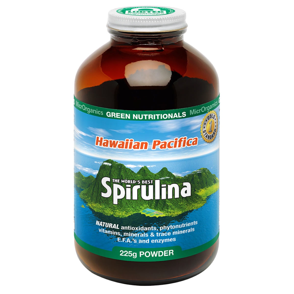 Green Nutritionals Hawaiian Pacifica Spirulina Powder 225g