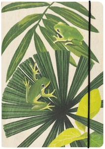 Greenigo Daniella Germain B6 Notebook Froggy Foliage