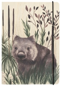 Greenigo Daniella Germain B6 Notebook Wombat Wandering