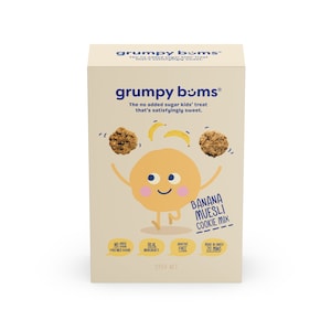 Grumpy Bums Banana Muesli Cookie Mix 375g