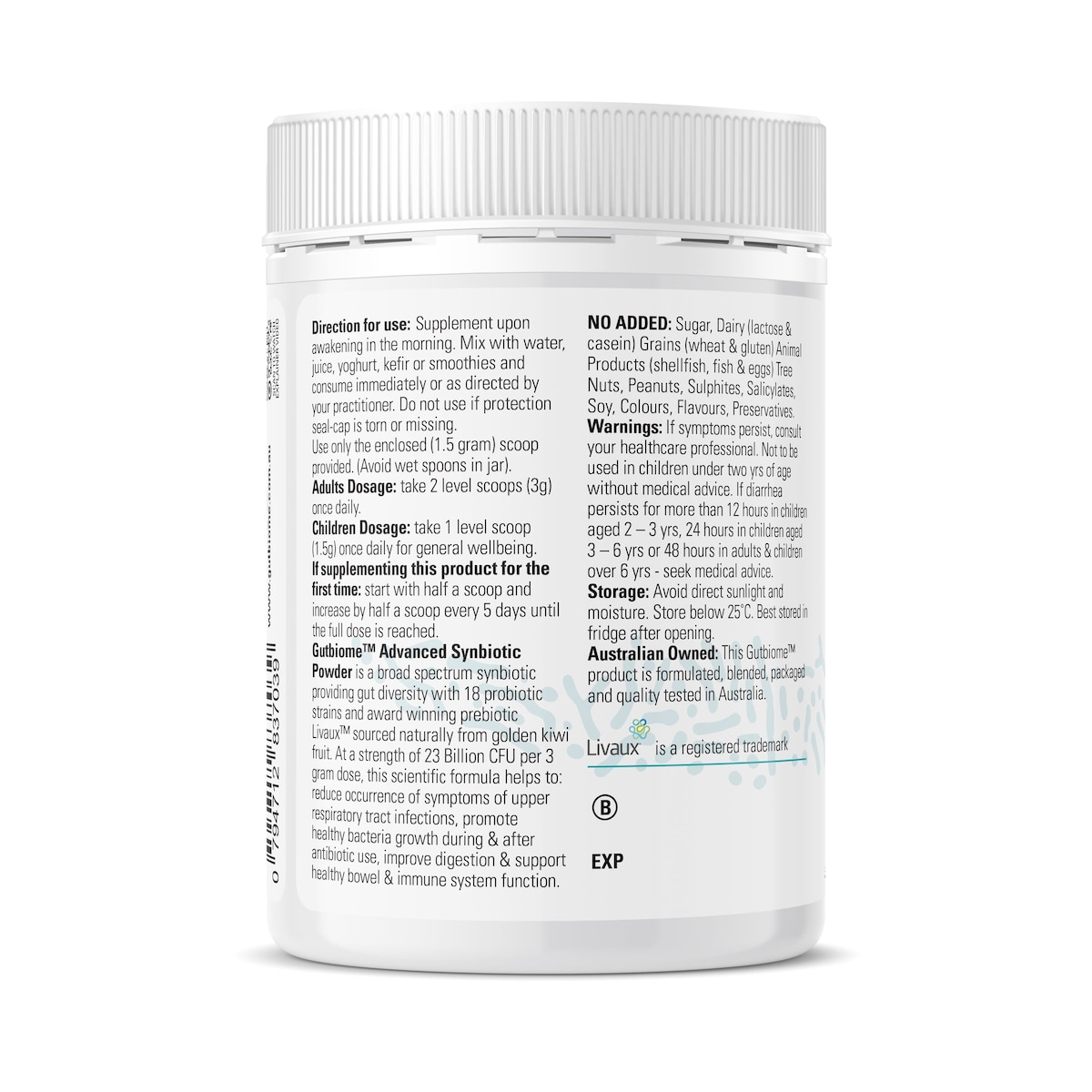 Gutbiome Advanced Synbiotic Powder 90g