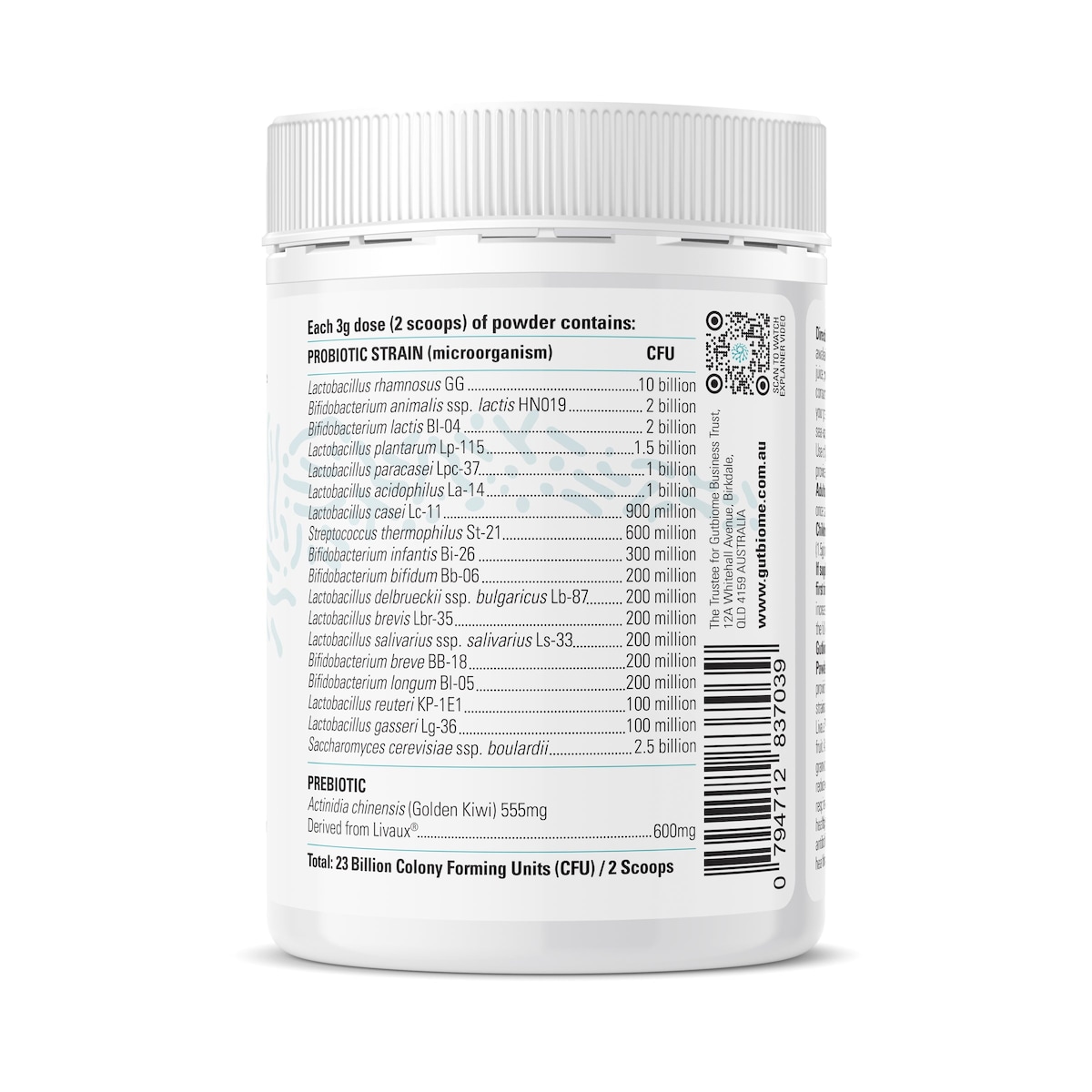 Gutbiome Advanced Synbiotic Powder 90g