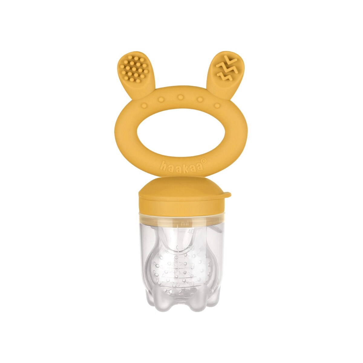 Haakaa Fresh Food Feeder & Cover Set - Mustard