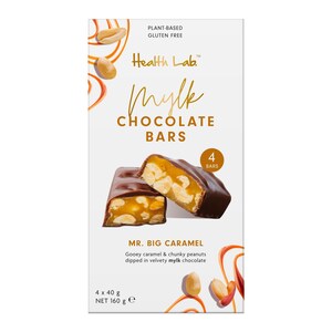 Health Lab Caramel Peanut Mylk Chococolate Bars 4 x 40g