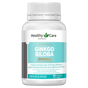 Healthy Care Ginkgo Biloba 6000Mg 60 Capsuless