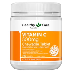 Healthy Care Vitamin C 500Mg 300 Chewable Tablets