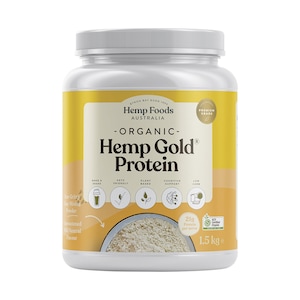 Hemp Foods Australia Organic Hemp Gold Protein 1.5Kg