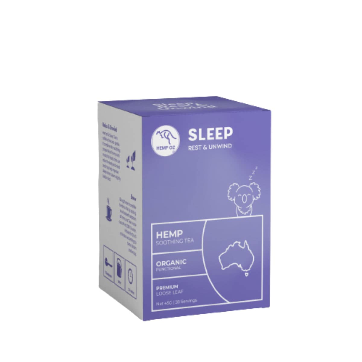 Hemp Oz Soothing Tea Sleep Rest & Unwind 45g