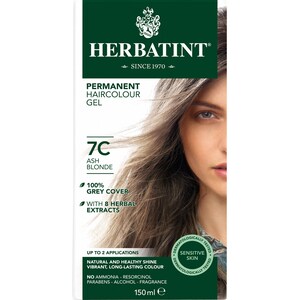 Herbatint Permanent Hair Colour Gel 7C Ash Blonde 150ml