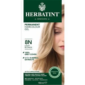 Herbatint Permanent Hair Colour Gel 8N Light Blonde 150ml