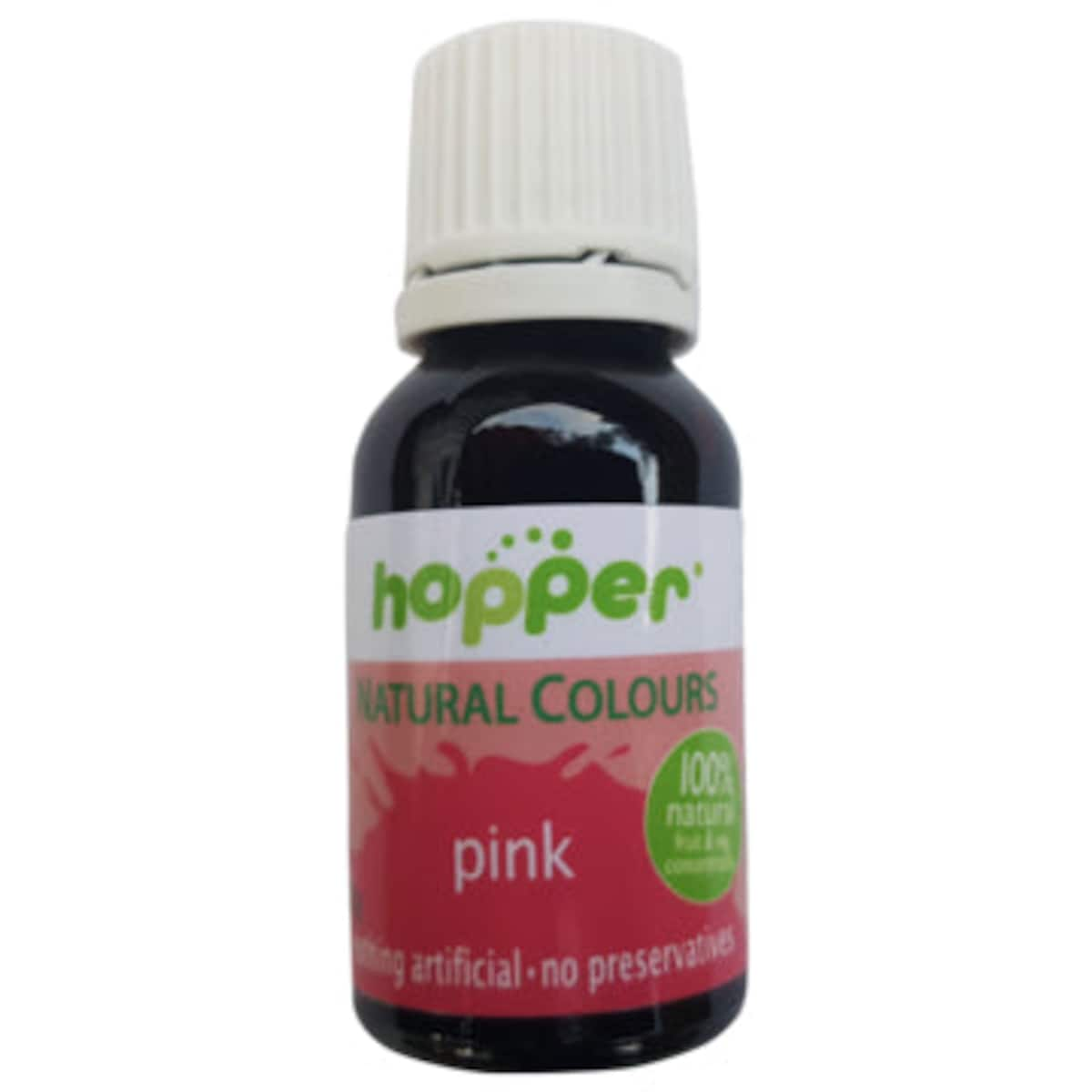 Hopper Natural Food Colouring Pink 20g