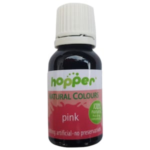 Hopper Natural Food Colouring Pink 20g