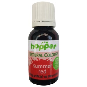 Hopper Natural Food Colouring Summer Red 20g