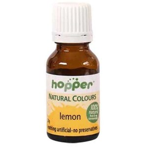 Hopper Natural Food Colouring Lemon Yellow 20g