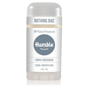 Humble Brands Simply Unscented Vegan/Sensitive Skin Deodorant 70g