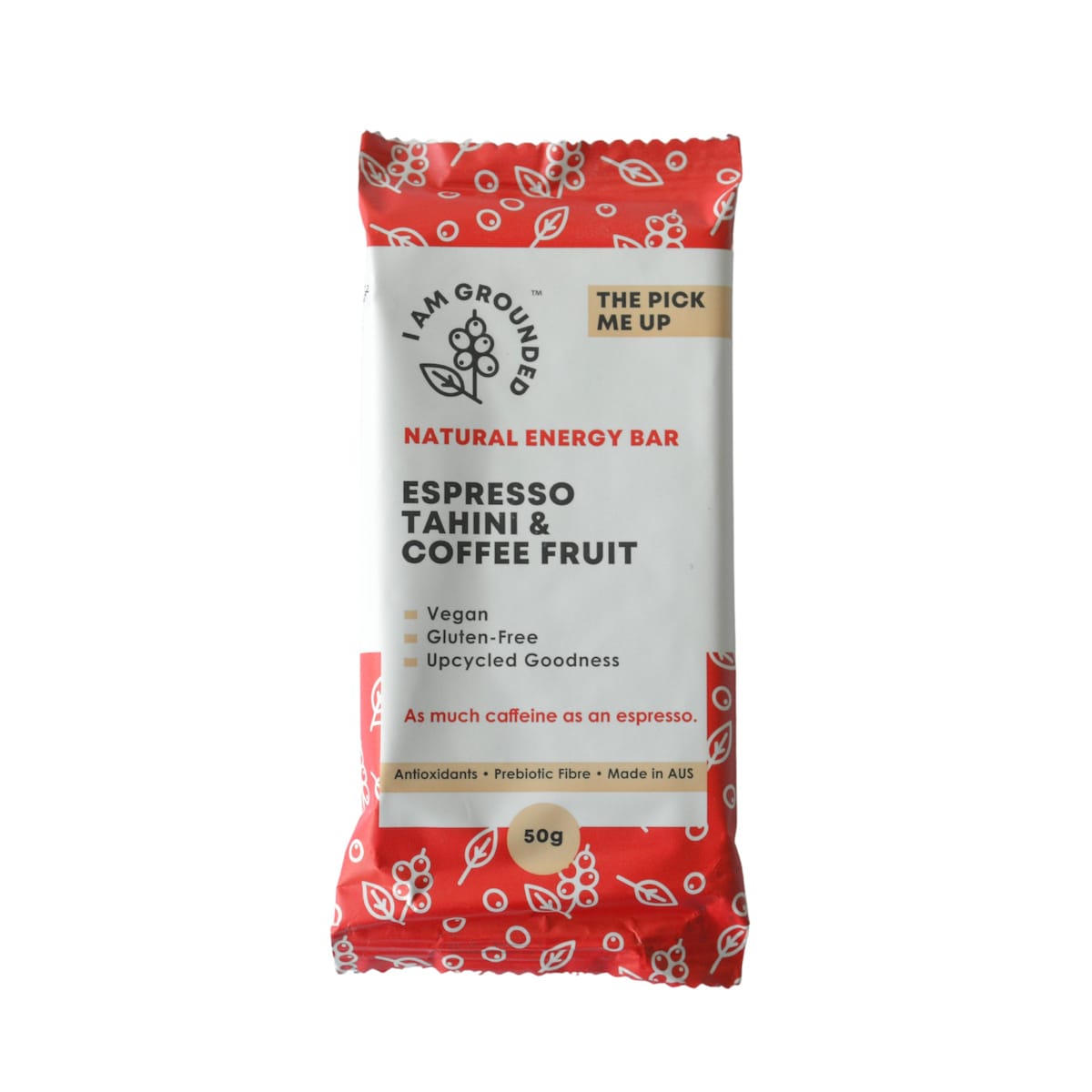 I Am Grounded Superfood Bar Espresso Tahini & Coffee Fruit 50G