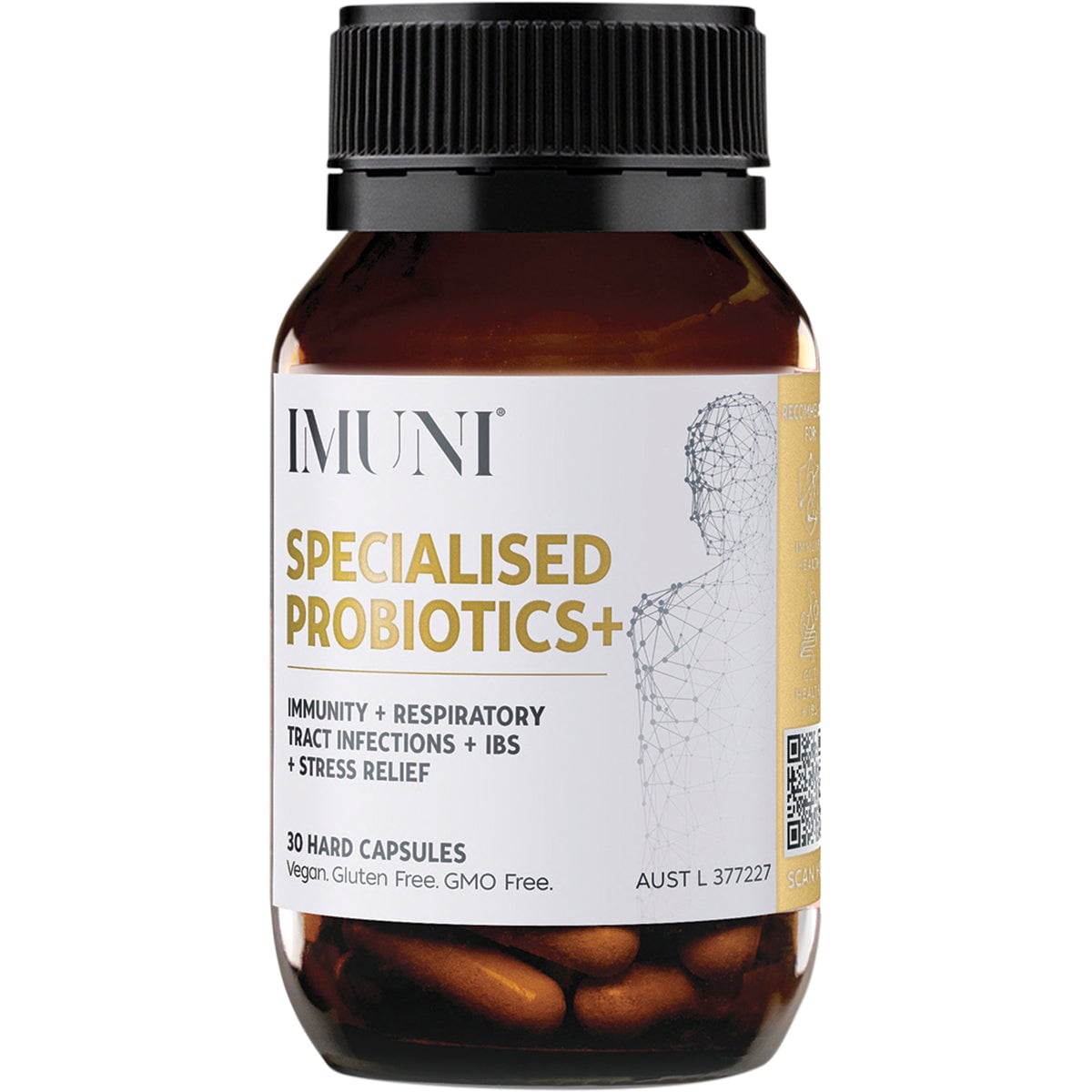 IMUNI Specialised Probiotics+ 30 Capsules