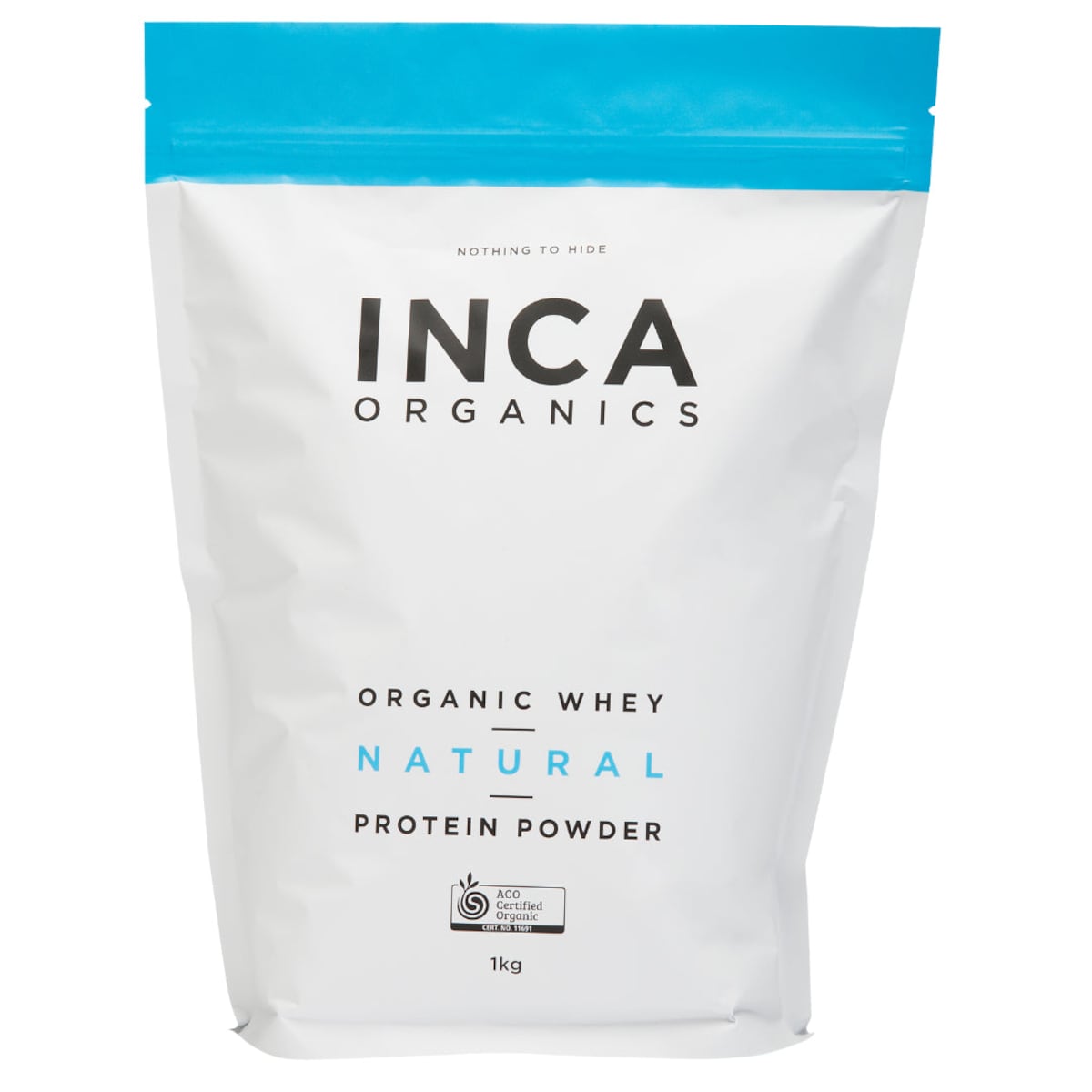 Inca Organics Organic Whey Protein Powder Natural 1kg Australia