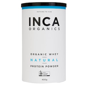 Inca Organics Organic Whey Protein Powder Natural 400g