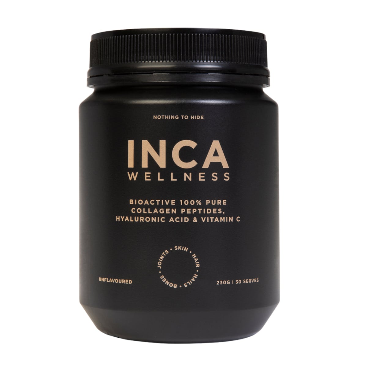 Inca Organics Bioactive 100% Pure Collagen Peptides + Hyaluronic Acid Vitamin C