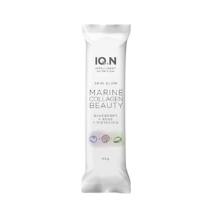 IQ.N Skin Glow Marine Collagen Beauty Bar Blueberry Pistachio & Rosewater 45g