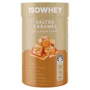 Isowhey Salted Caramel Collagen Shake 490g