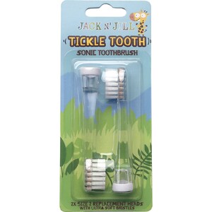 Jack n Jill Tickle Tooth Sonic Toothbrush Replacement Heads 2 Pack