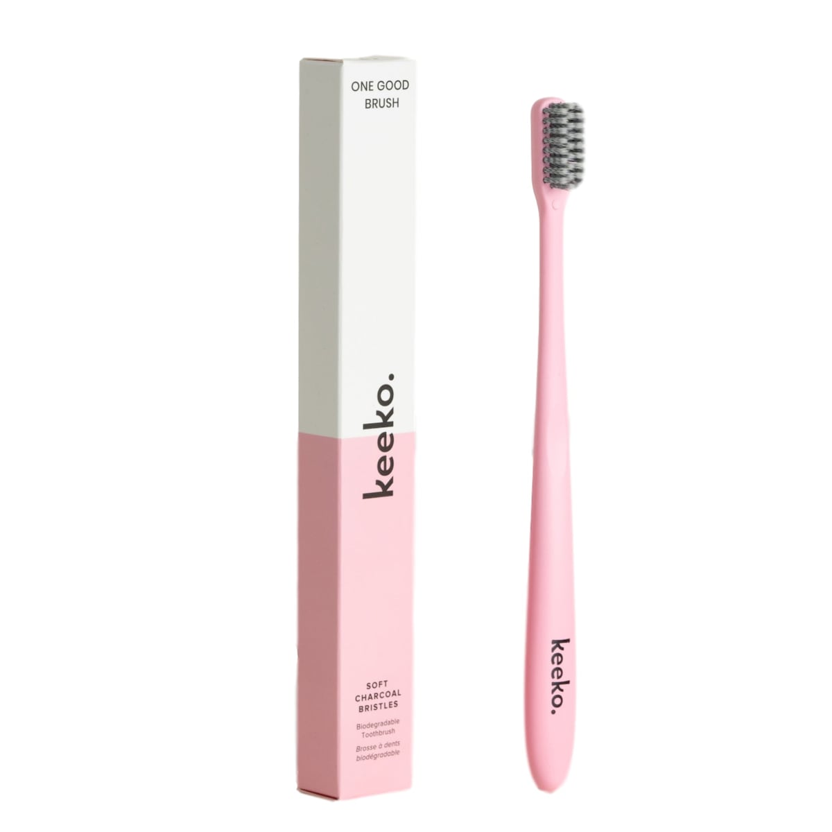 Keeko One Good Brush Biodegradable Toothbrush 1 Pack