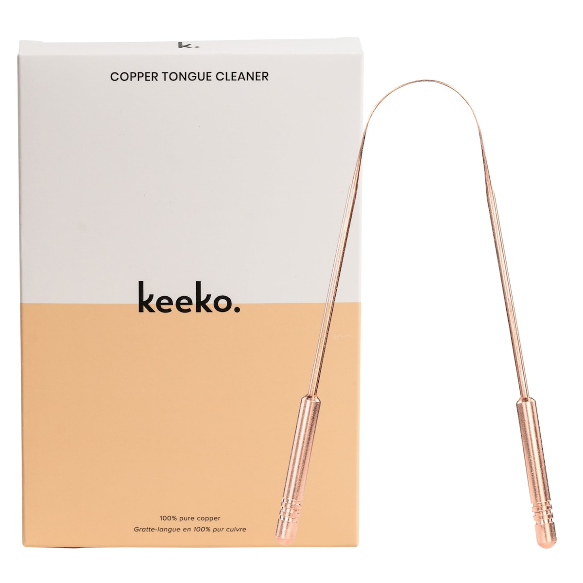 Keeko Premium Copper Tongue Cleaner 1 Pack