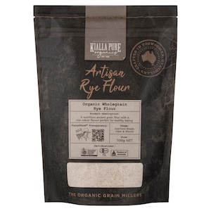 Kialla Organic Wholegrain Rye Flour 700g