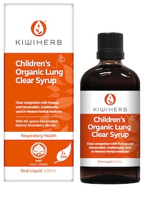 Kiwiherb Children's Organic Lung Clear 100ml