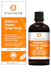 Kiwiherb Childrens Organic Cough Syrup 100ml