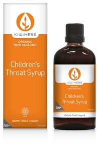 Kiwiherb Children's OrganicThroat Syrup 100ml