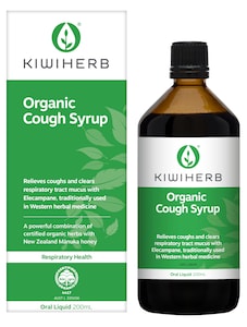 Kiwiherb Organic Cough Syrup 200ml