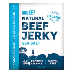 Kooee Natural Beef Jerky Sea Salt 30g