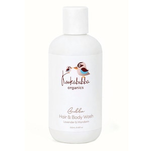 Kookabubba Organics Bubba Hair & Body Wash Lavender & Mandarin 250ml