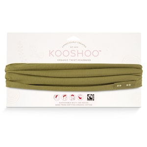Kooshoo Twist Headband Willow Green 1 Pack