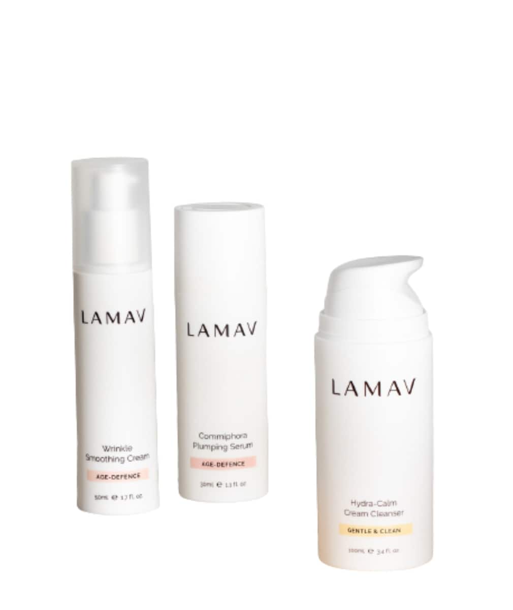 LAMAV Age Defence Organic Skincare Essentials 3 Pack