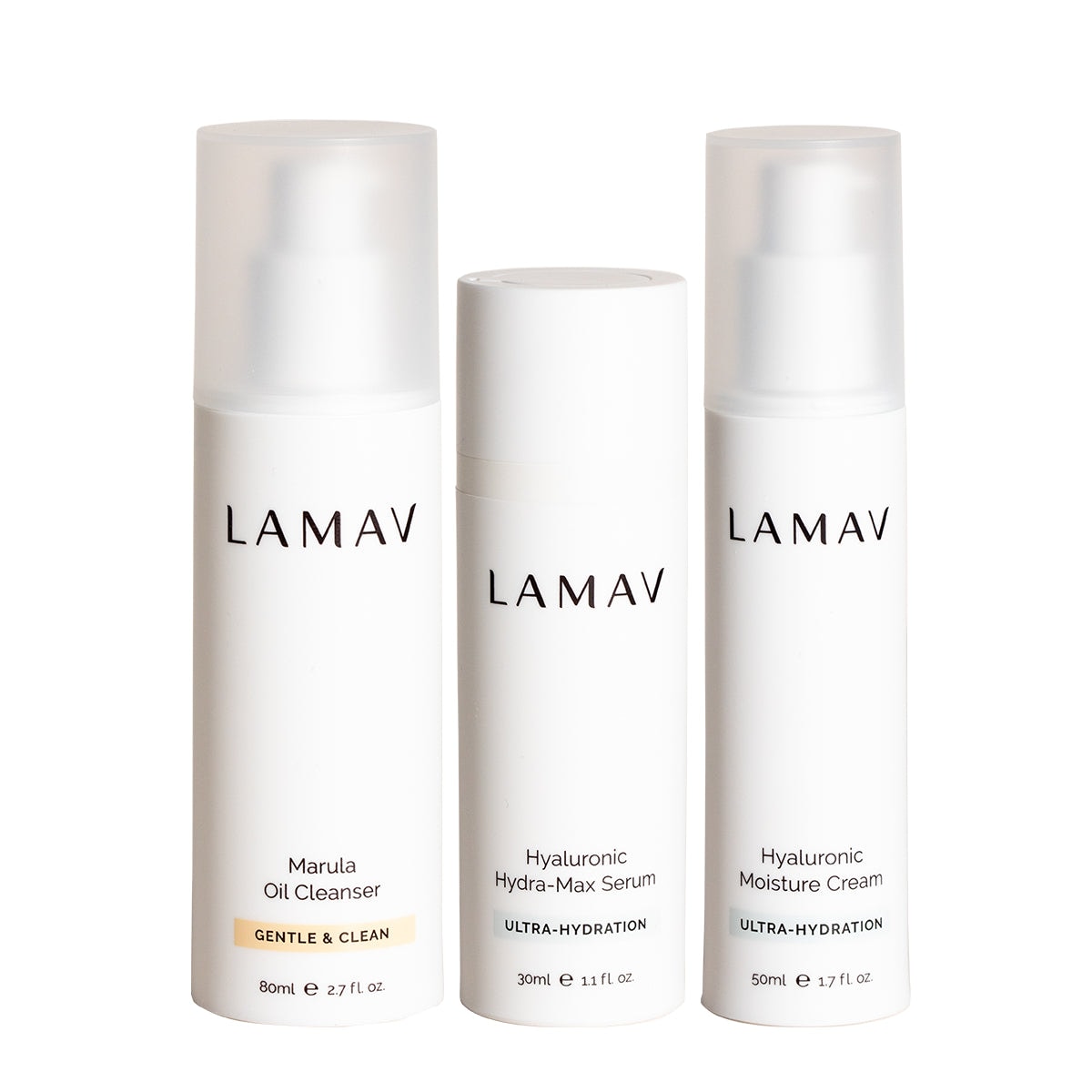 LAMAV Organic Skincare Essentials Hydration 3 Pack