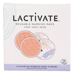 Lactivate Reusable Nursing Pads Day Time 4 Pack