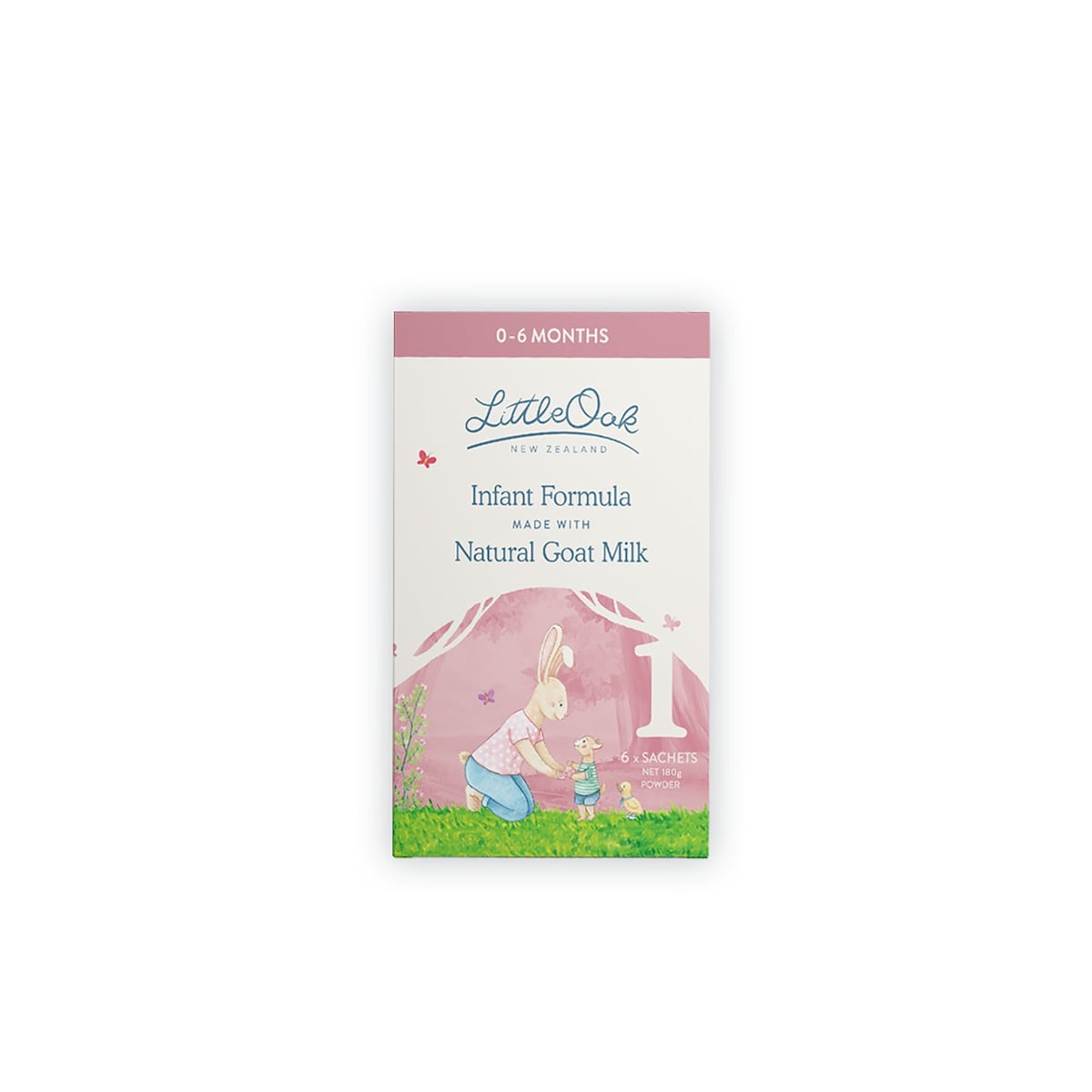 LittleOak Goat's Milk Infant Formula Sachets Stage 1 - 6 x 30g