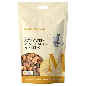Live Wholefoods Org Activated Mixed Nuts & Seeds 300g