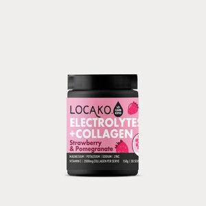 Locako Electrolytes + Collagen Strawberry and Pomegranate 150g