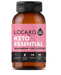 Locako Keto Essential Magnesium and Gut Support 60 Capsules