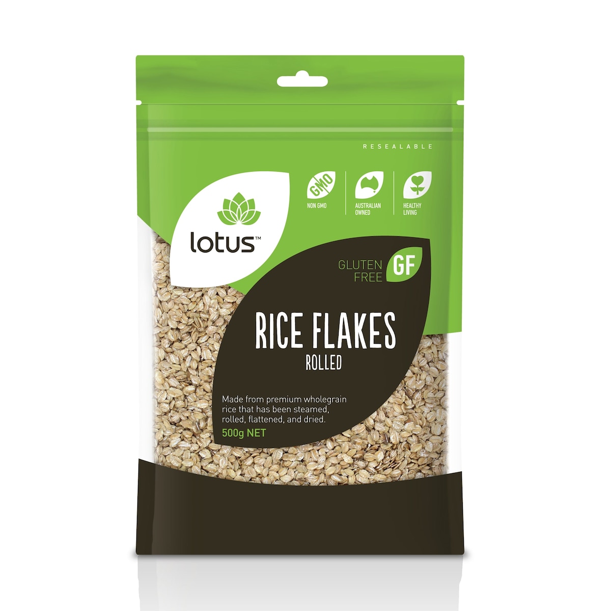 Lotus Rice Flakes Rolled 500g