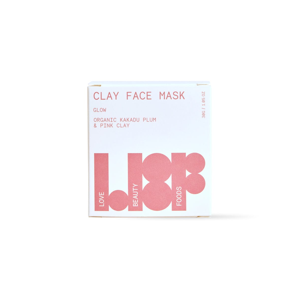 Love Beauty Foods Clay Face Mask Glow 30g