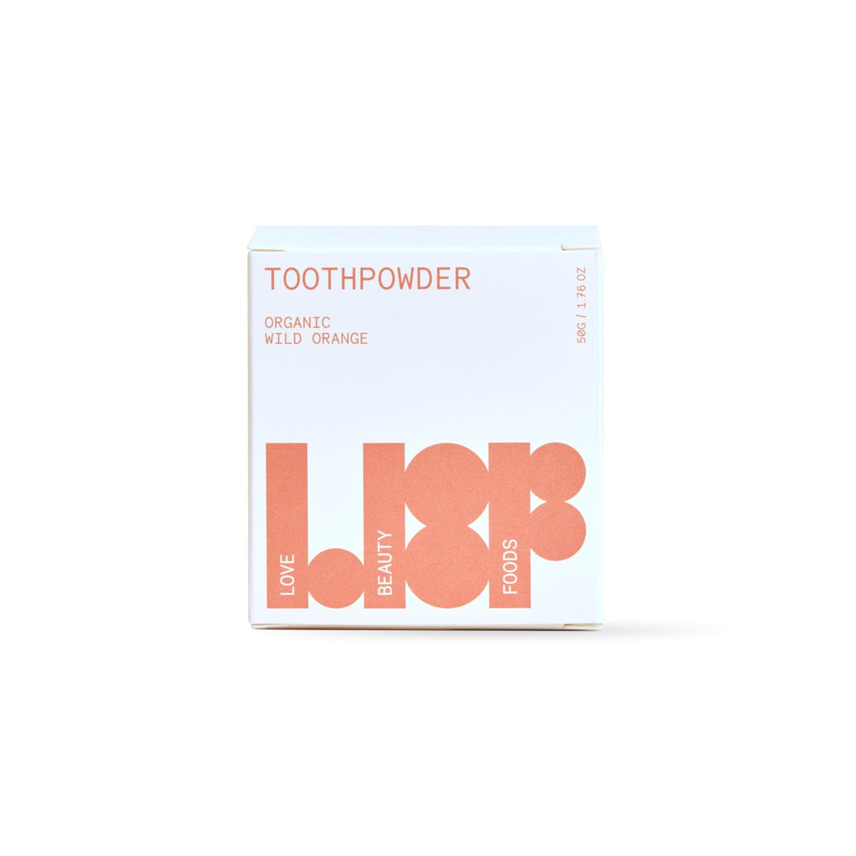 Love Beauty Foods Tooth powder Organic Wild Orange 50g