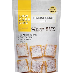 Low Carb Life Keto Bake Mix Lemonlicious Slice 300g