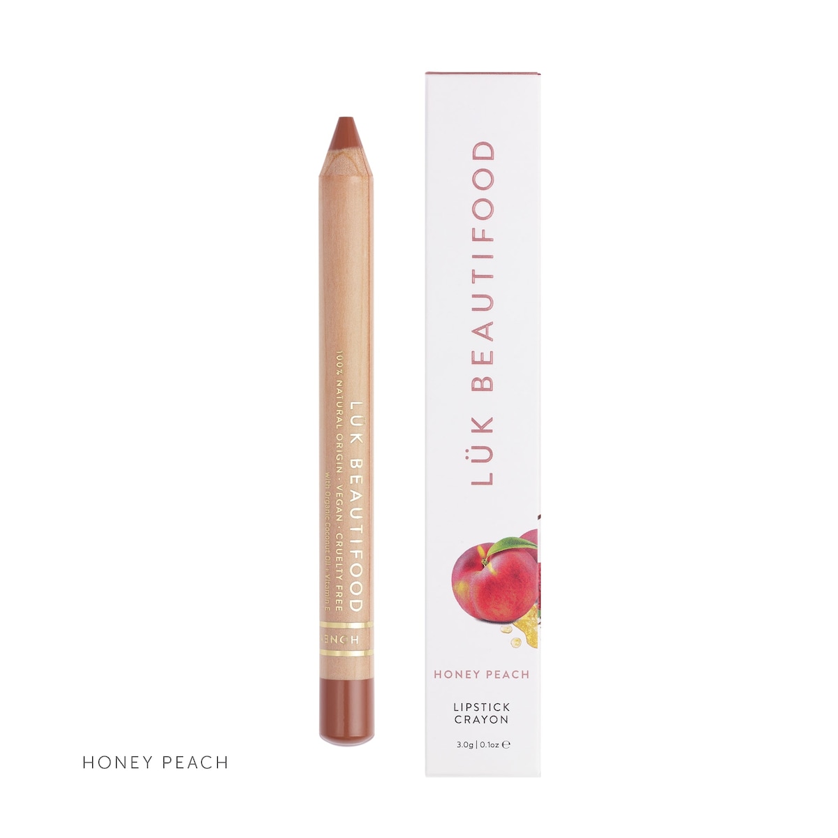 Luk Beautifood Lipstick Crayon Honey Peach 3g