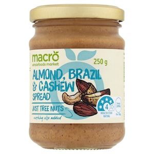 Macro Almond Brazil & Cashew Spread 250g